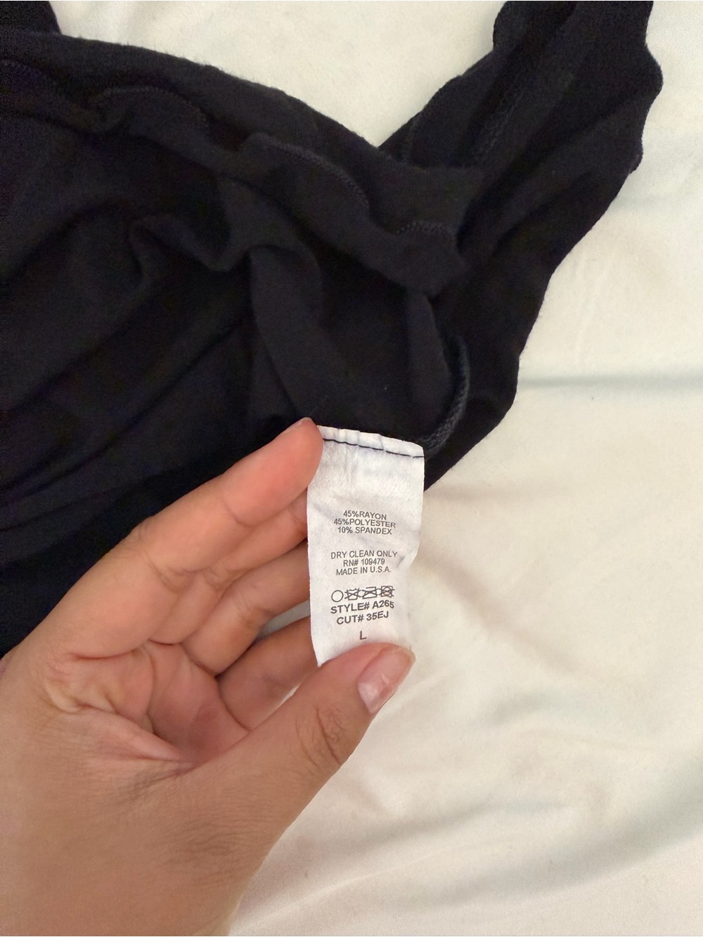 Charlotte Russe Wrap Tank Top with See Through Sequin Detailing - Picture 4 of 4